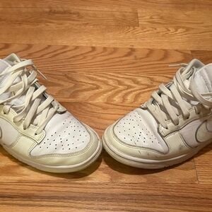 Nike Women's Sneakers - Cream and White